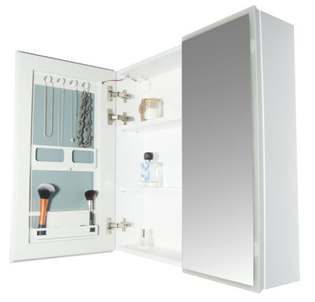 Oglinda cu iluminare LED ALEXA, alb, 75x70 cm [4]