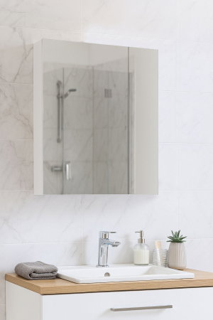 Mobilier Baie - Oglinda SERENA, alb, 50x55 cm