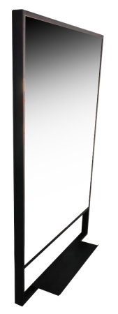 Oglinzi LED - Oglinda cu iluminare LED si intrerupator touch, MD6, rama neagra, 60x95 cm