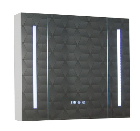 Oglinzi LED - Oglinda cu iluminare LED EDGE, alb, 80x68 cm