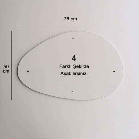 Oglinda PORTO, 76x2,2x50 cm [8]
