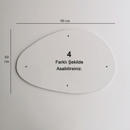 Oglinda PORTO, 90x1,2x60 cm [9]