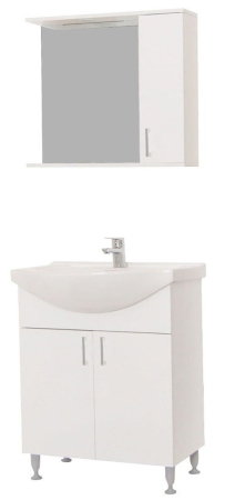 Mobilier Baie - Oglinda PROMO, montata, alb, 60x60 cm