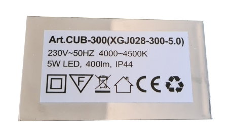 Oglinda cu iluminare LED, SERENA, alb, 120x68 cm [6]