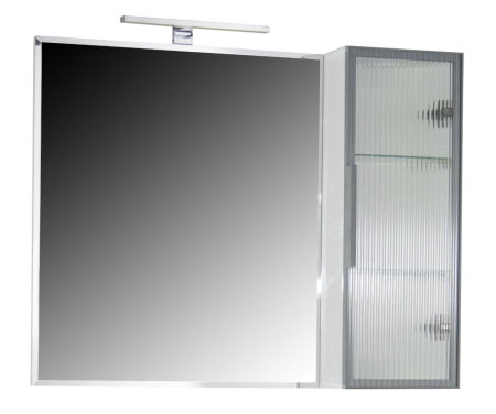 Mobilier Baie - Oglinda seria 758, montata, alb, 80x68 cm