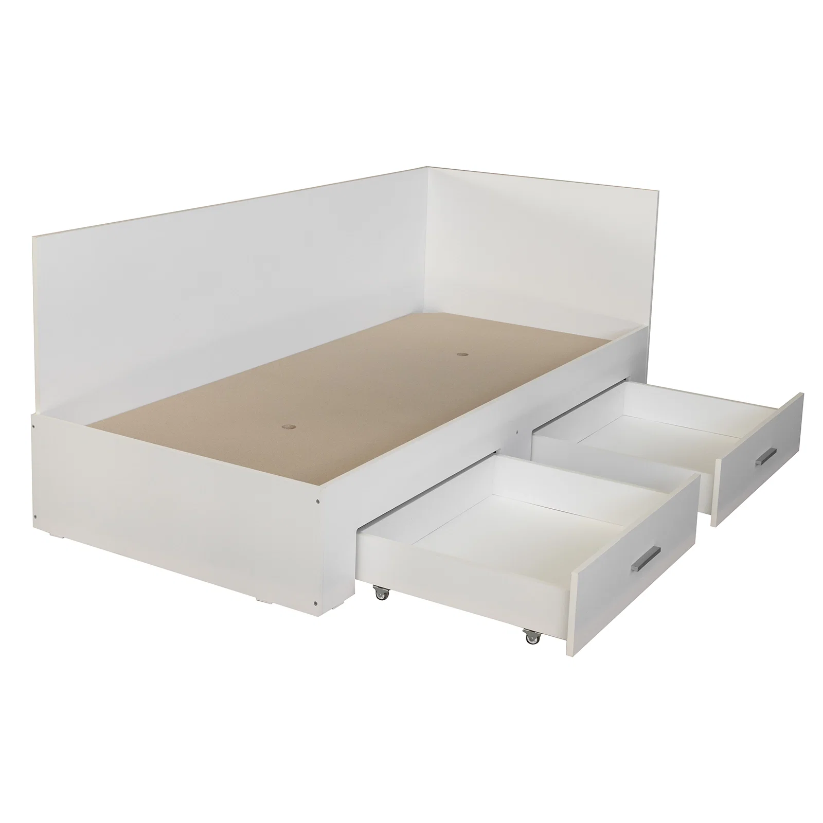 Pat Colt Alma Drept 90x200 cm, cu 2 sertare laterale pe role, colt interschimbabil - ExpoMob [6]
