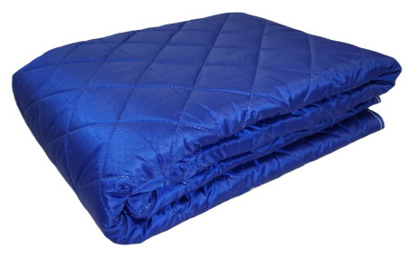 Articole Textile - Patura cocolino picnic impermeabila 3 straturi, PolarTech Somnart, 150x200, albastru + gri inchis