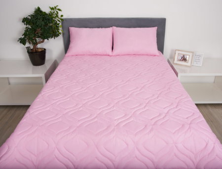 Produs în România - Perna 70x70 Somnart Belina, microfibra, lavabila la masina, vidata, Roz