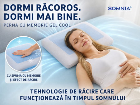 Perna cu memorie Gel Cool 40x60 cm [4]