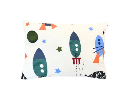 Articole Textile - Perna SomnART Rachete, 50x70 cm, bumbac