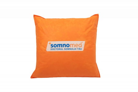 Perna Somnomed Antimicrobiana lavabila la 95°C - 70 x 70 cm, ambalata la geanta cu manere [11]