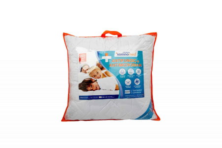 Perna Somnomed Antimicrobiana lavabila la 95°C - 70 x 70 cm, ambalata la geanta cu manere [10]