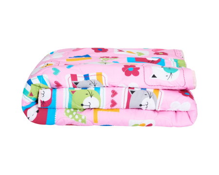 Articole Textile - Pilota bumbac Somnart Pisicute, 200x220cm, umplutura 300 gsm