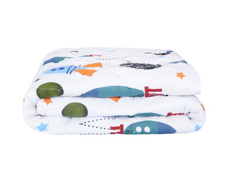 Articole Textile - Pilota bumbac Somnart Rachete, 200x220cm, umplutura 300 gsm