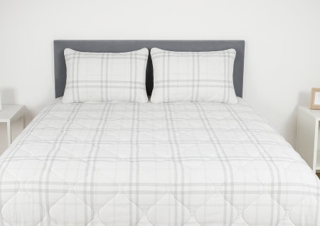 Articole Textile - Pilota matlasata Grid Confort Somnart, 200x220 cm, 250 g, microfibra, vara