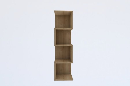 Raft ALIN, stejar safir, 25x27x95 cm