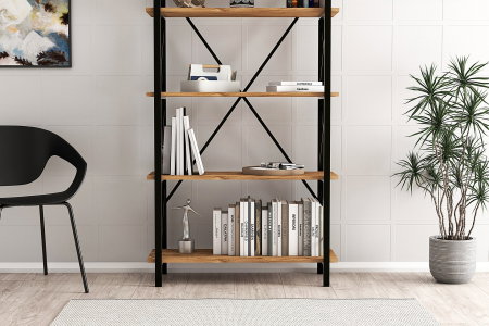 Holuri - Raft NERO ELIT, 90x33,5x180 cm