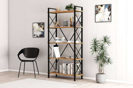Holuri - Raft NERO ELIT, 90x33,5x180 cm
