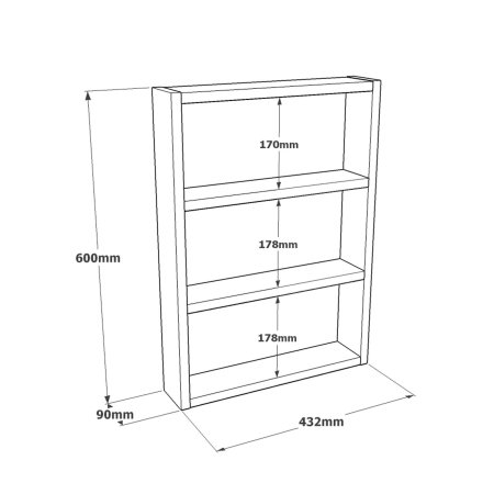 Raft PR1-A, 43,2x9x60 cm [5]