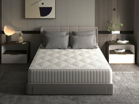 Saltele cu Memory - Saltea cu memorie Somnart Silver Relax 140x200, înălțime 24 cm, husă tricot Silver, cu mânere, fermitate medie
