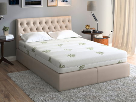 Saltele cu Memory - Saltea cu memorie Somnart XXL Memory Plus 90x200, înălțime 25 cm, pentru persoane supraponderale, husă Aloe Vera detașabilă, rulată, fermitate mare