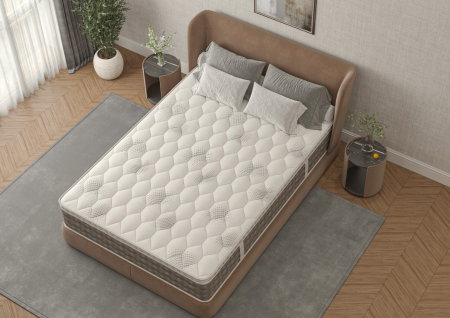 Saltea cu memorie Somnia DuoFlex 90×200, înălțime 27 cm, cu topper integrat, detasabil, fermitate mediu-tare [26]