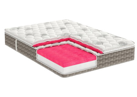 Saltea cu memorie Somnia DuoFlex 90×200, înălțime 27 cm, cu topper integrat, detasabil, fermitate mediu-tare [17]
