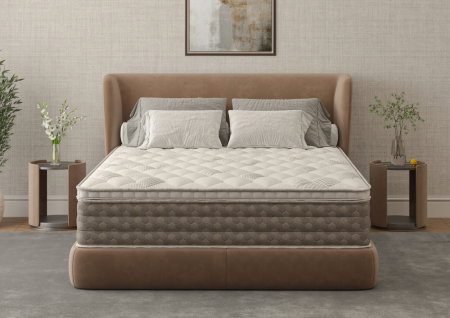 Saltea cu memorie Somnia DuoFlex 90×200, înălțime 27 cm, cu topper integrat, detasabil, fermitate mediu-tare [27]
