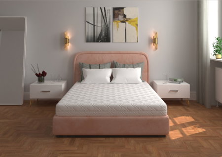 Saltele cu Spumă - Saltea cu spumă poliuretanică 7 Zone SOMNART 180x200, înălțime 17 cm, ortopedică, husă detașabilă cu fermoar, fermitate medie