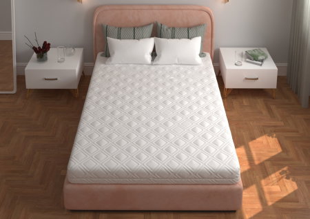 Saltele cu Spumă - Saltea cu spumă poliuretanică 7 Zone SOMNART 180x200, înălțime 17 cm, ortopedică, husă detașabilă cu fermoar, fermitate medie