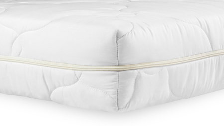 Saltea cu spumă poliuretanică Somnart HypoallergenicMed Bumbac 120x200, înălțime 16 cm, hipoalergenică, husă cu fermoar, rulată, fermitate medie [9]