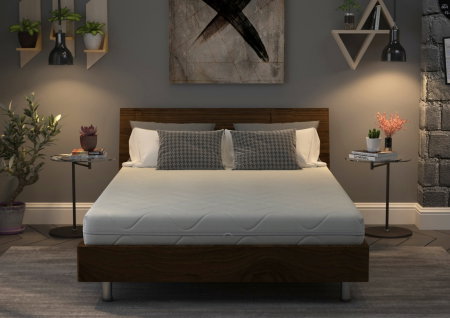 Saltea cu spuma poliuretanica Somnart Optimax Ortopedic 140x200, inaltime 18 cm, ortopedica, husa detasabila si lavabila, rulata, fermitate medie [4]