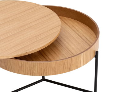 Set 2 masute de cafea ISLO, 70x40 cm [8]
