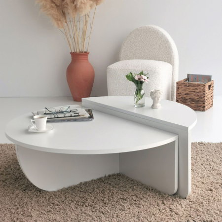 Masute Cafea - Set 2 masute de cafea PODIUM, 90x60x30 cm