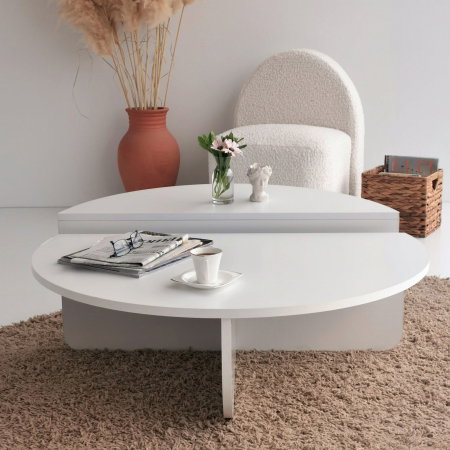 Set 2 masute de cafea PODIUM, 90x60x30 cm [4]