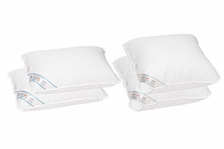 Textile cu Reducere - Set 2 perne 50x70 cm si 2 perne 70x70 cm HypoallergenicMed Somnart, microfibra matlasata