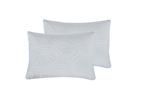 Articole Textile - Set 2 Perne 50x70 Somnart Belina, microfibra, lavabile la masina, vidat, alb