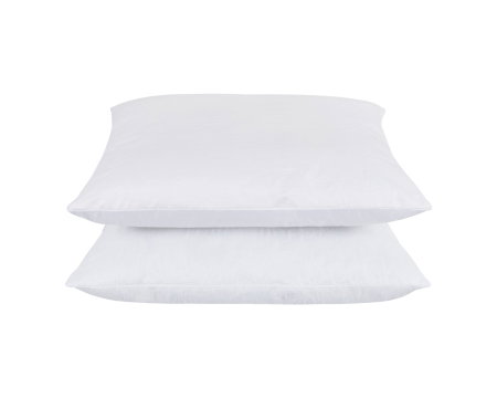 Articole Textile - Set 2 Perne 60x60 Somnart Belina, microfibra, lavabile la masina, vidat, alb