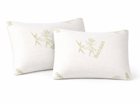 Perne - Set 2 perne Bamboo Memory Somnart, husa detasabila bambus, 50x70 cm
