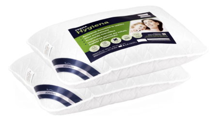 Produs în România - Set 2 perne Hygiena Somnart, 50x70 cm, lavabile la 95°C