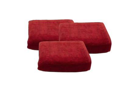 Articole Textile - Set 2 prosoape de corp bumbac 100%, 600gsm, Somnart, 70x140cm, rosu
