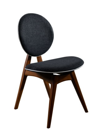 Scaune Dining - Set 2 scaune TOUCH, nuc, 54x55x93 cm