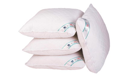 Perne - Set 4 perne matlasate microfibra HypoallergenicMed Somnart, lavabile la 95°C, 70 X 70