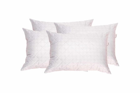 Articole Textile - Set 4 perne matlasate Somnart, 50x70 cm, microfibra cu fibre de carbon
