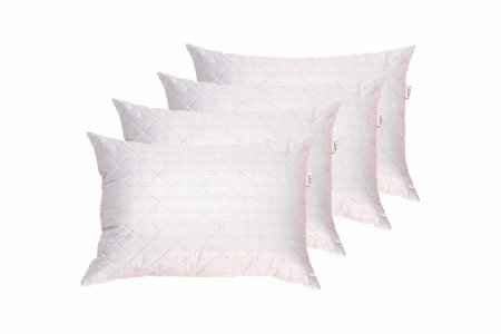 Articole Textile - Set 4 perne matlasate Somnart, 50x70 cm, microfibra cu fibre de carbon