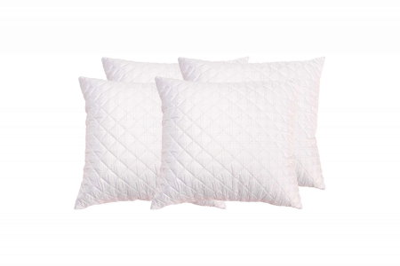 Articole Textile - Set 4 perne matlasate Somnart, 70x70 cm, microfibra cu fibre de carbon