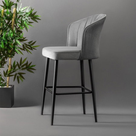 Scaune Bucatarie - Set 4 scaune de bar RUBI, 52x42x97 cm