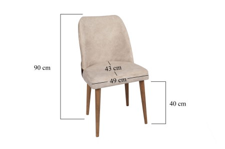 Set 4 scaune NOVA, 50x49x90 cm [7]