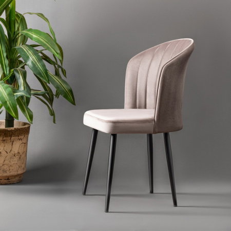 Scaune Dining - Set 4 scaune RUBI, 52x42x85 cm