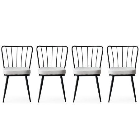 Scaune Dining - Set 4 scaune YILDIZ, 43x42x82 cm